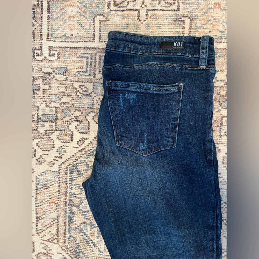KUT Ankle Straight Leg, Reese Jeans - size 14. Lightly worn.